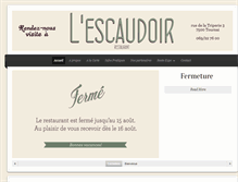 Tablet Screenshot of lescaudoir.com